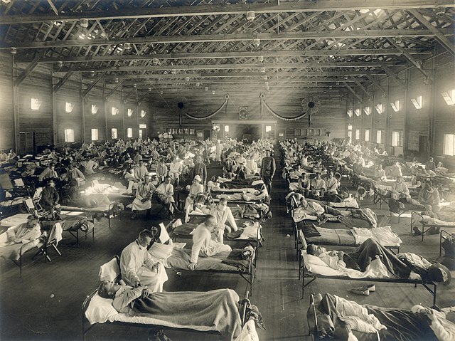 640px-Emergency_hospital_during_Influenza_epidemic,_Camp_Funston,_Kansas_-_NCP_1603